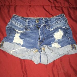 Booty shorts size 00 Pacsun